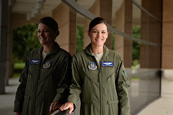 Maj Heather Decker 93d Bomb Squadron ADO/Evaluator and Instructor Pilot
