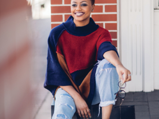 Sweater & Jeans: Spotted Zebra