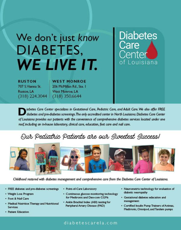 Diabetes Care Center of Louisiana Lola Magazine