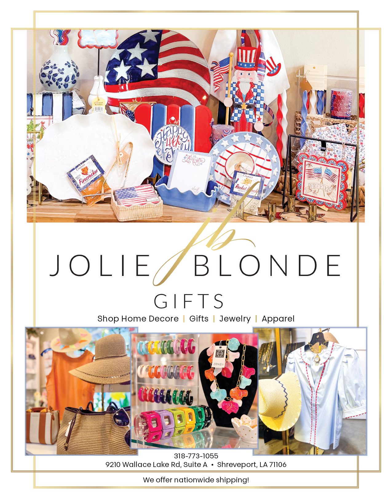 Featured image for “Jolie Blonde Gifts”