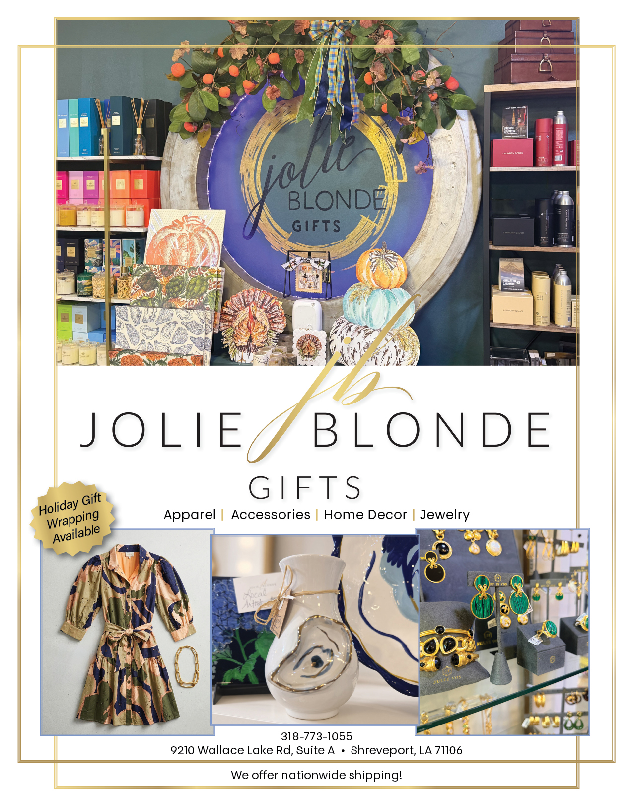 Featured image for “Jolie Blonde Gifts”